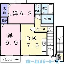 レジデンス２９８の物件間取画像